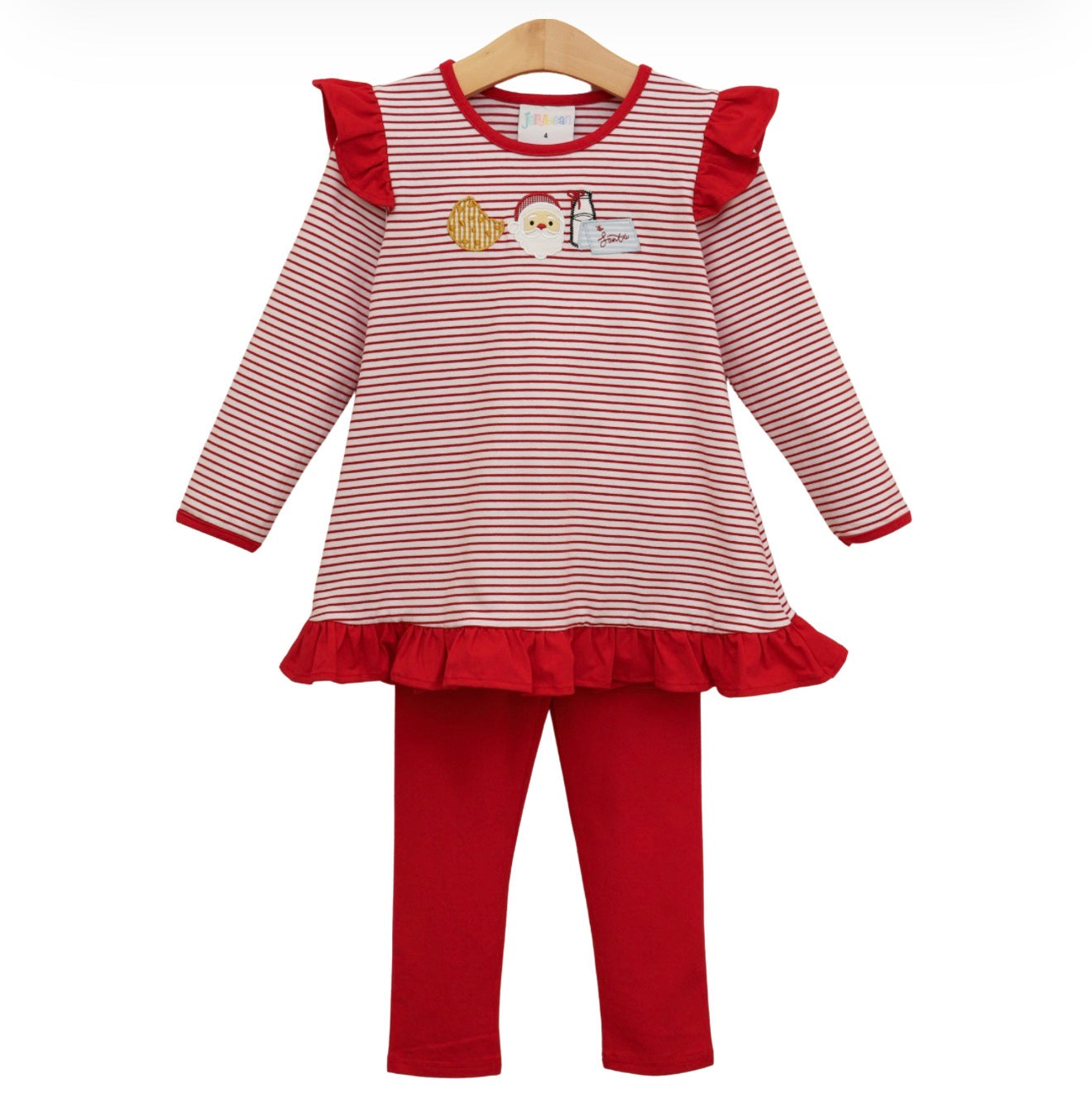 Santa's Treats Ruffle Pants Set