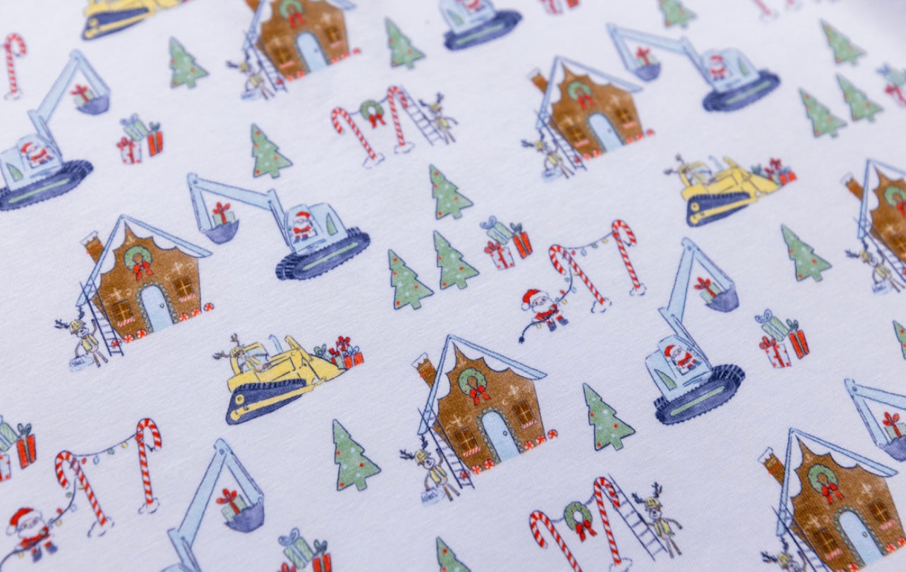 Constructing Christmas Patrick Romper