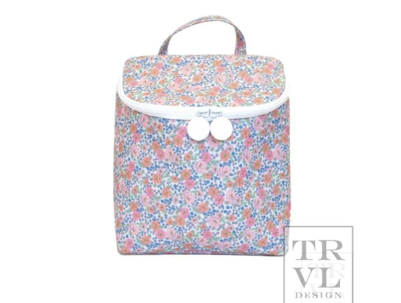 Take Away Lunch/Bottle Bag- Garden Floral