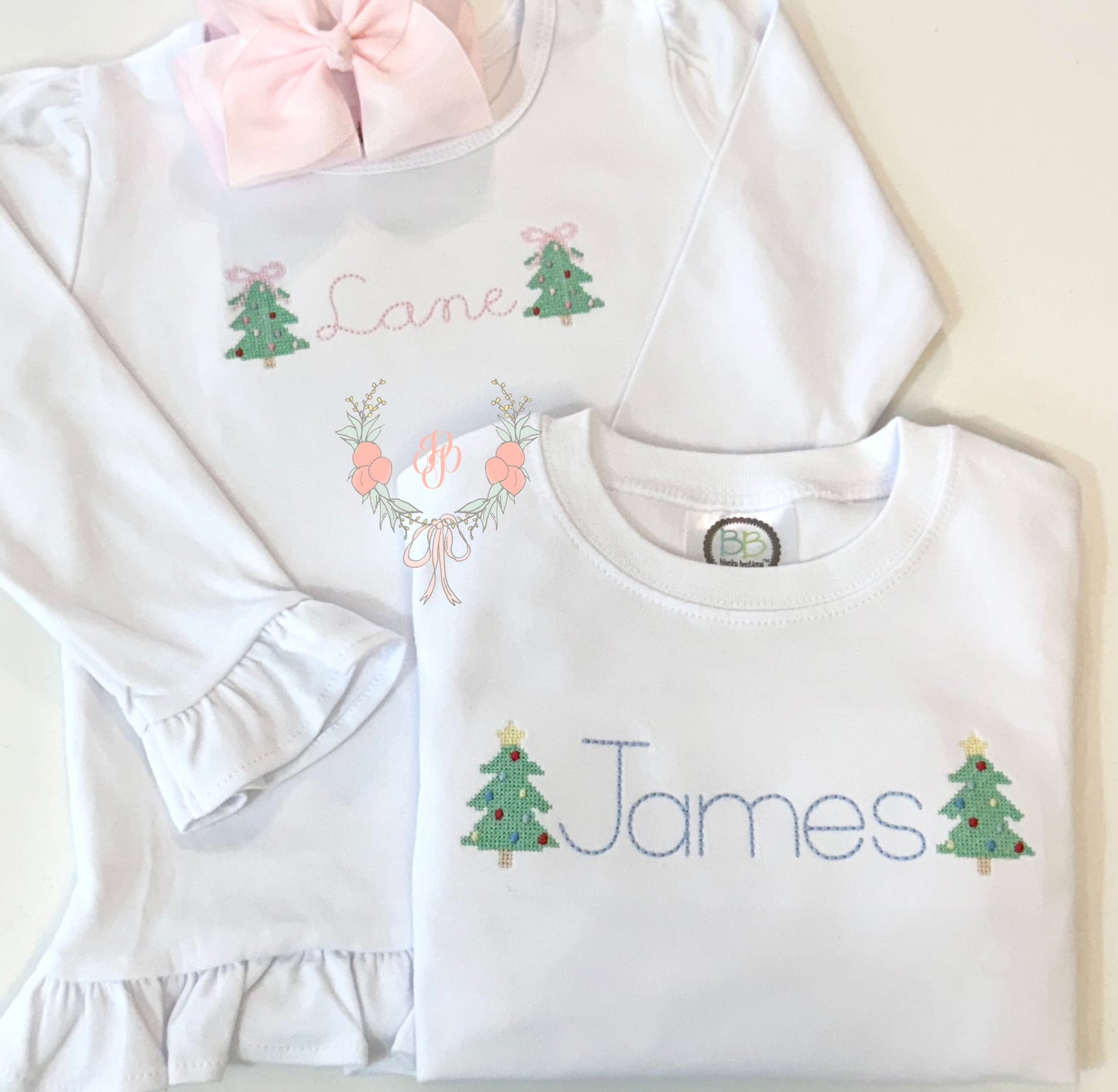 Cross stitch mini trees (Boy & Girl Listing)