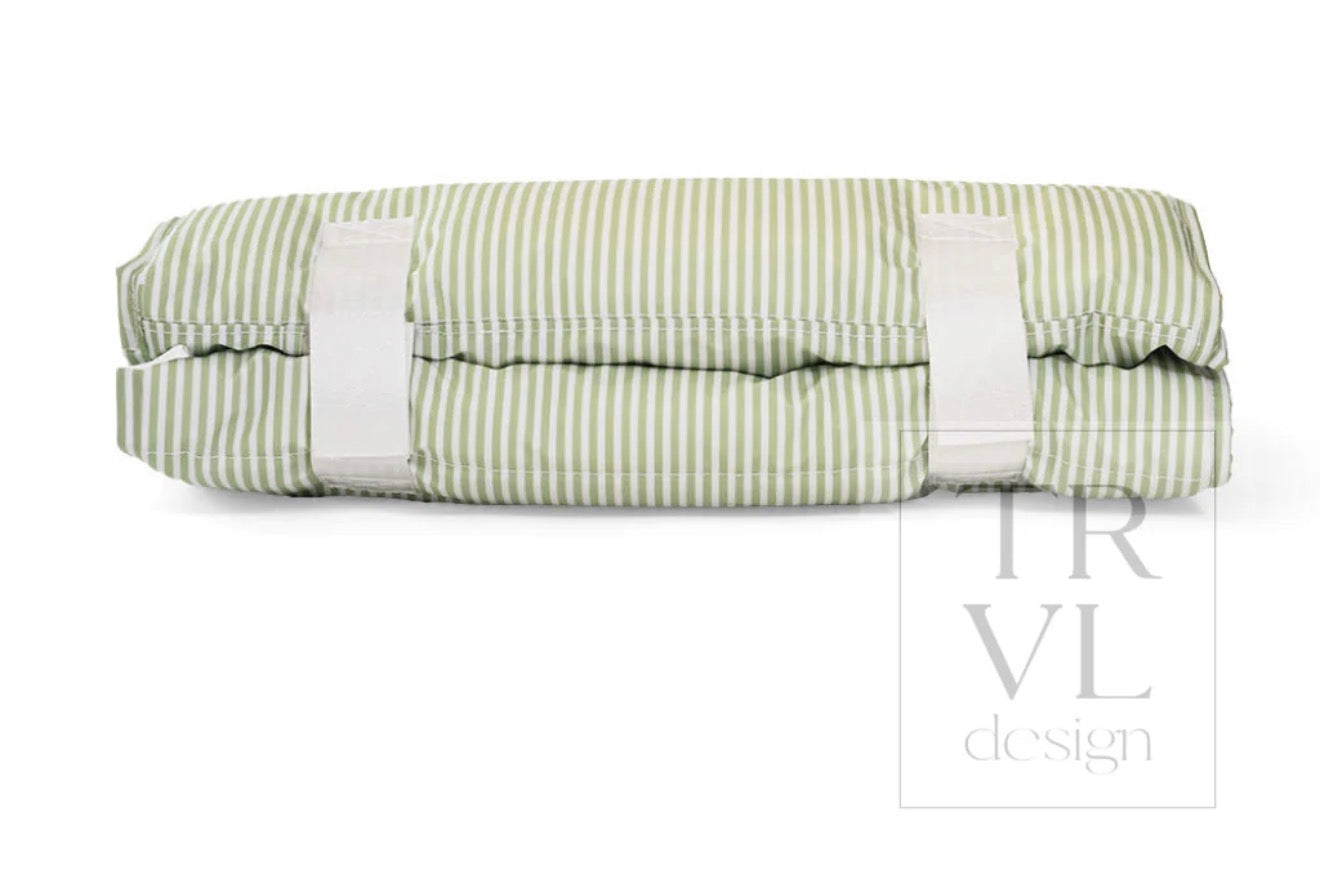 Rest Up! Nap Mat- Pimlico Stripe Sage