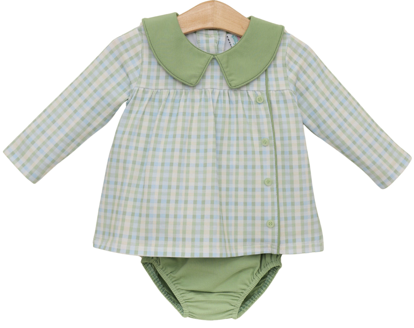 Basin Plaid Liam Diaper Set