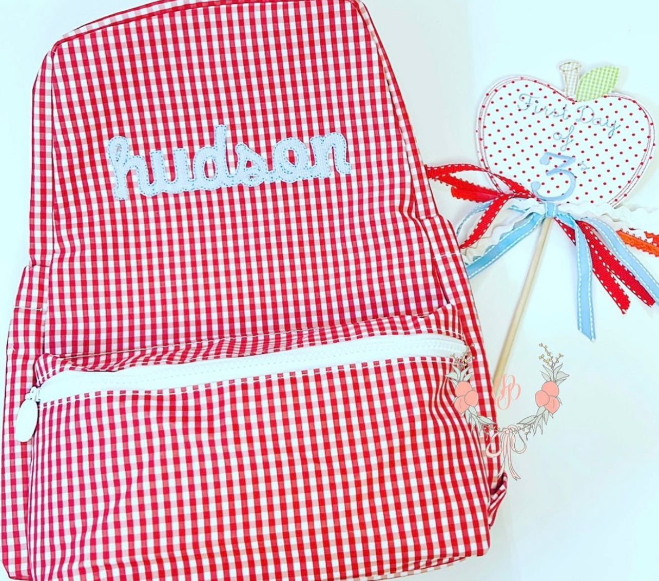 Backpack- Red Gingham