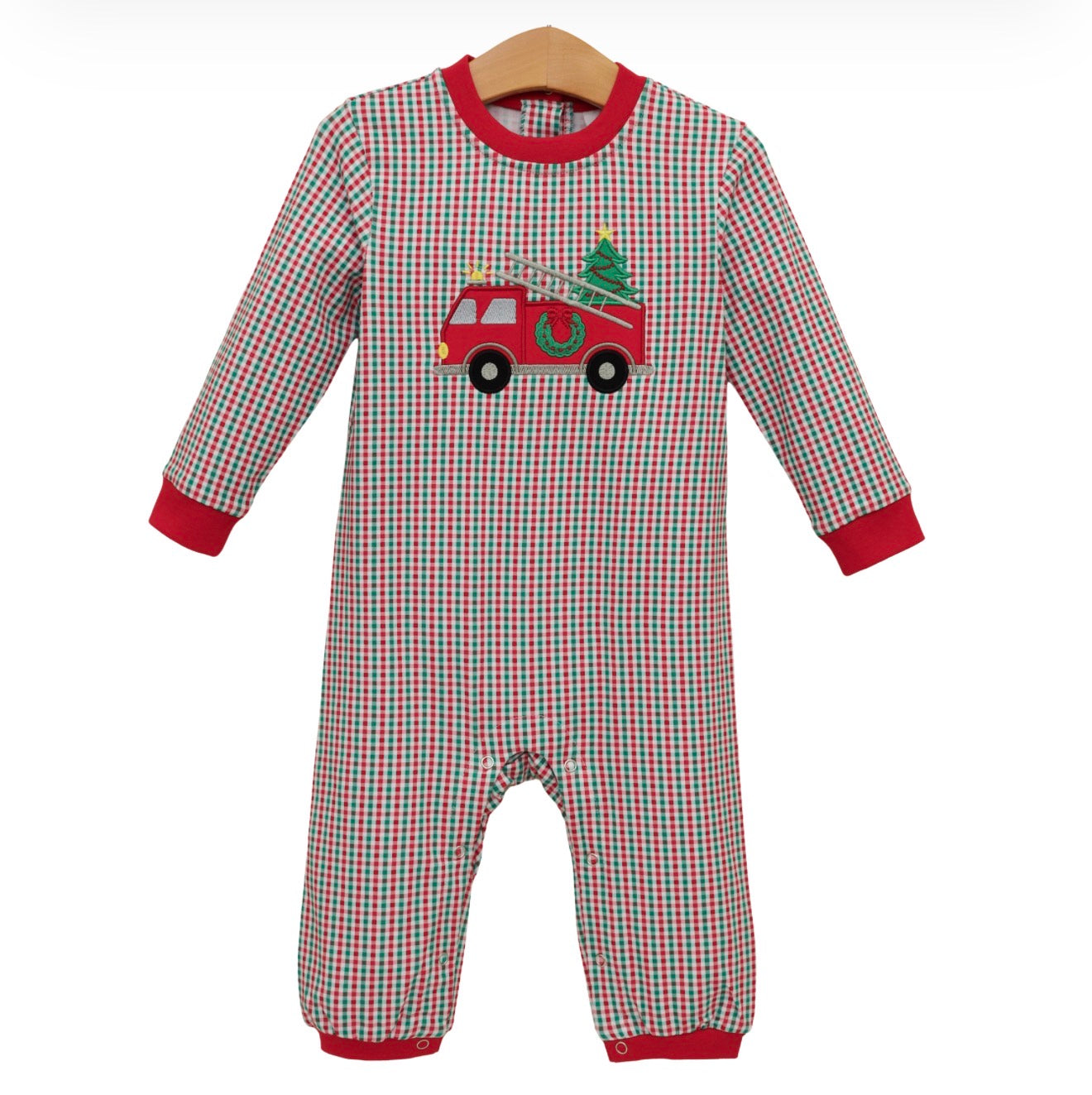Festive Firetruck Romper