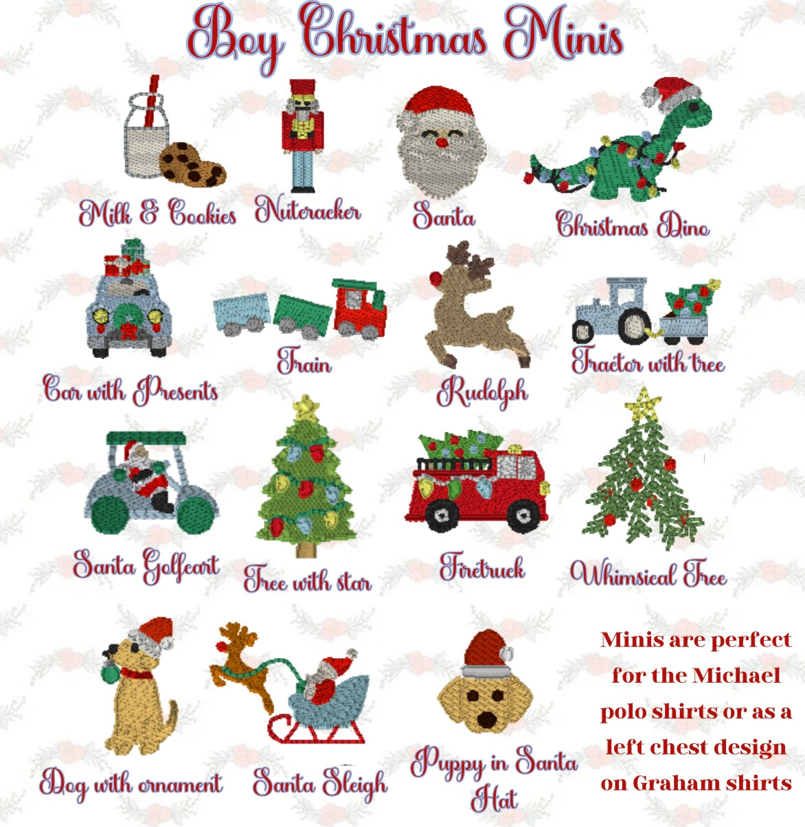 Christmas Design Catalog (Click here to see design options!!)