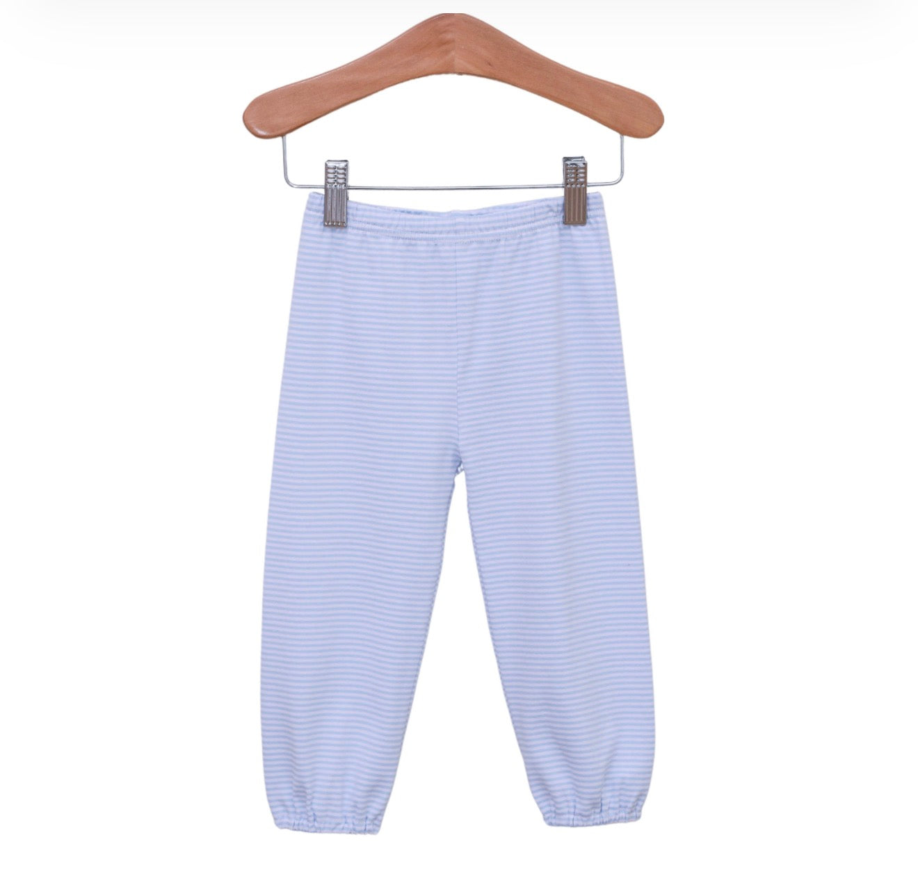 Bloomer Pants- Light Blue Stripe