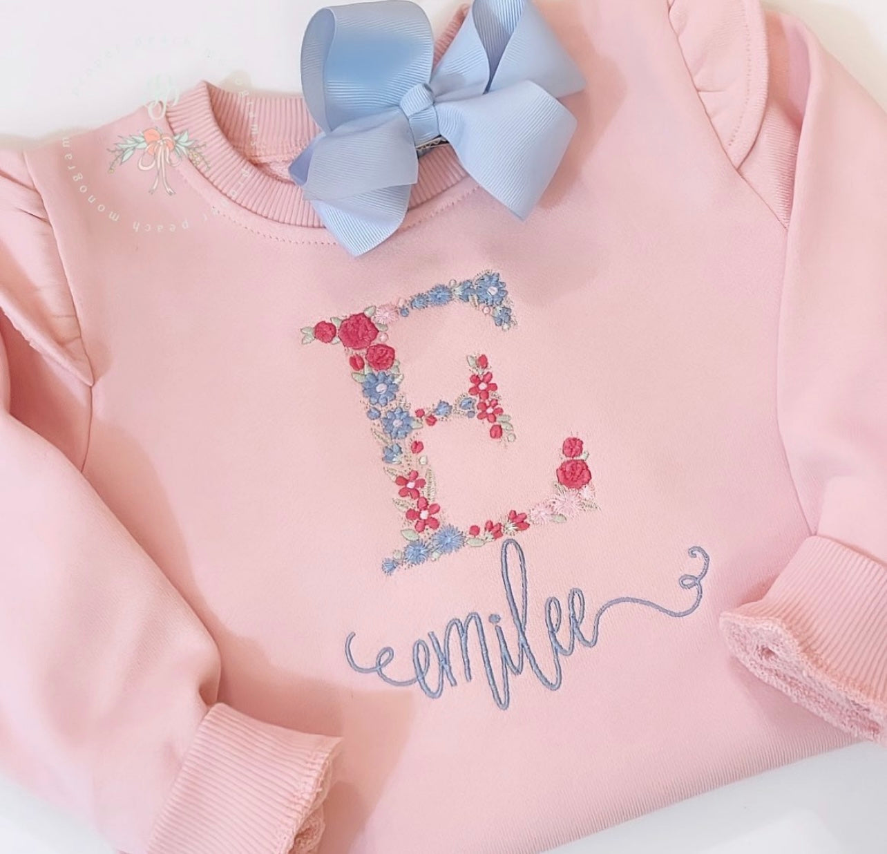 French Terry Flutter Pullover