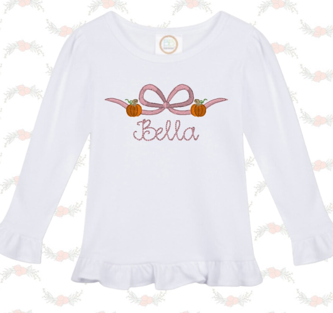 Pumpkin Bow Design