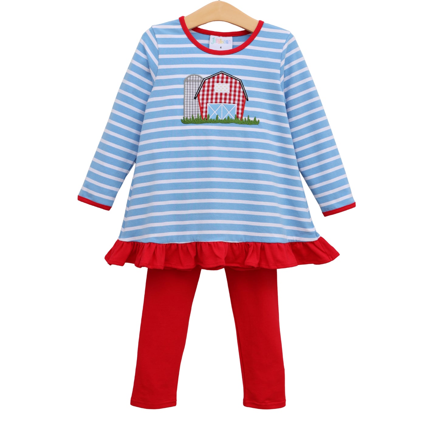On The Farm Ruffle Pants Set