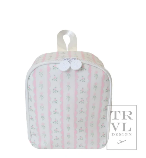 Bring It Lunch Bag- Ribbon Floral Pink