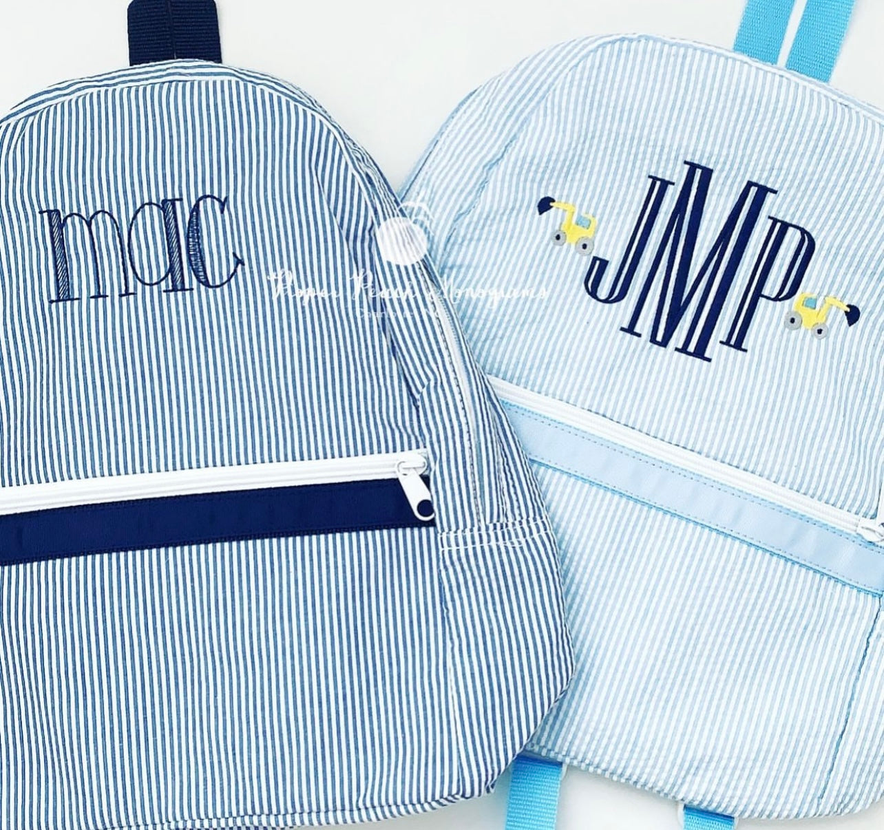 Seersucker Backpack