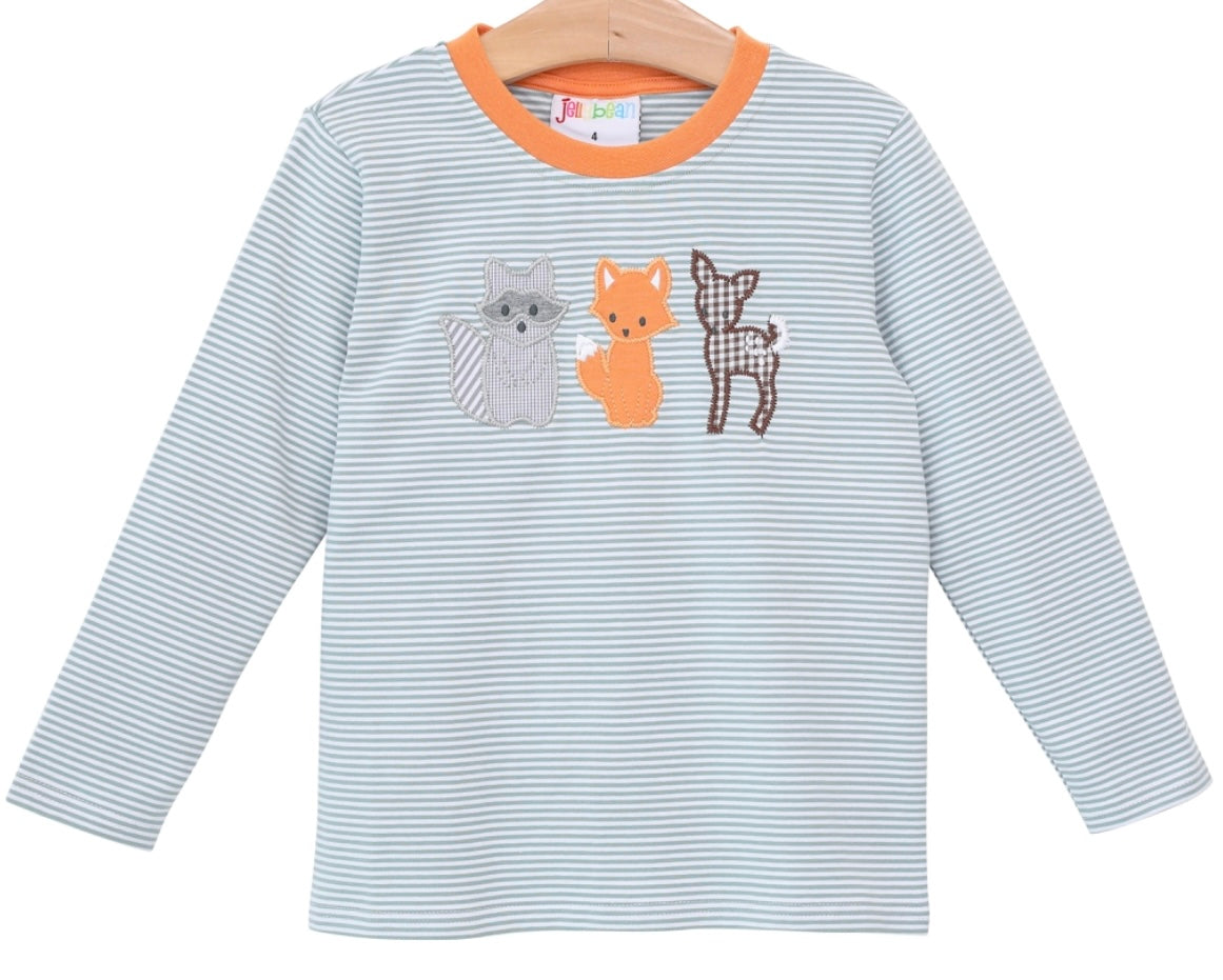 Woodland Friends Applique Shirt