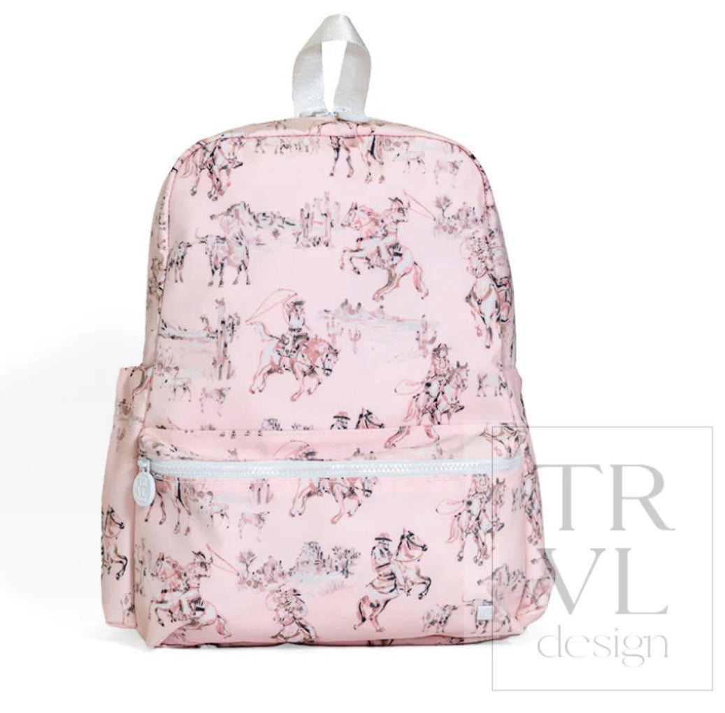 Backpack- Cowgirl Toile