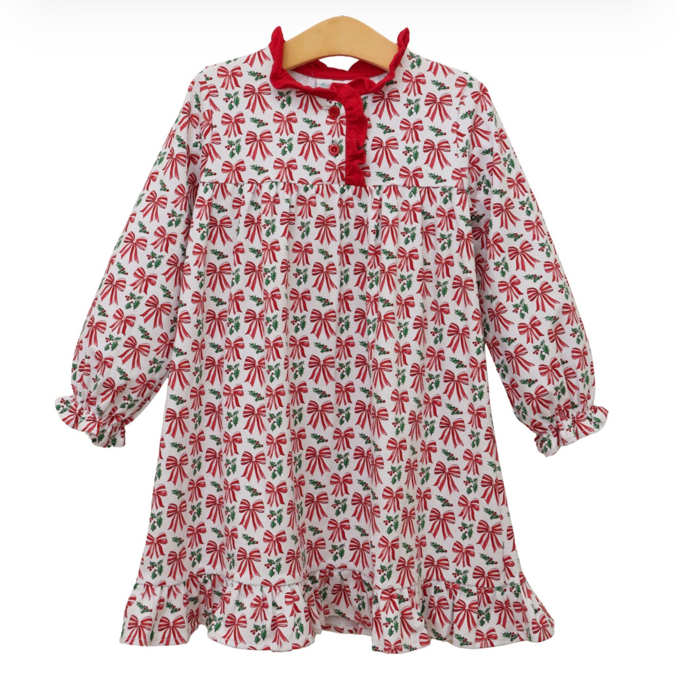 Merry Moments Holly LS Dress