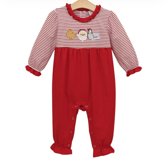 Santa's Treats Ruffle Romper