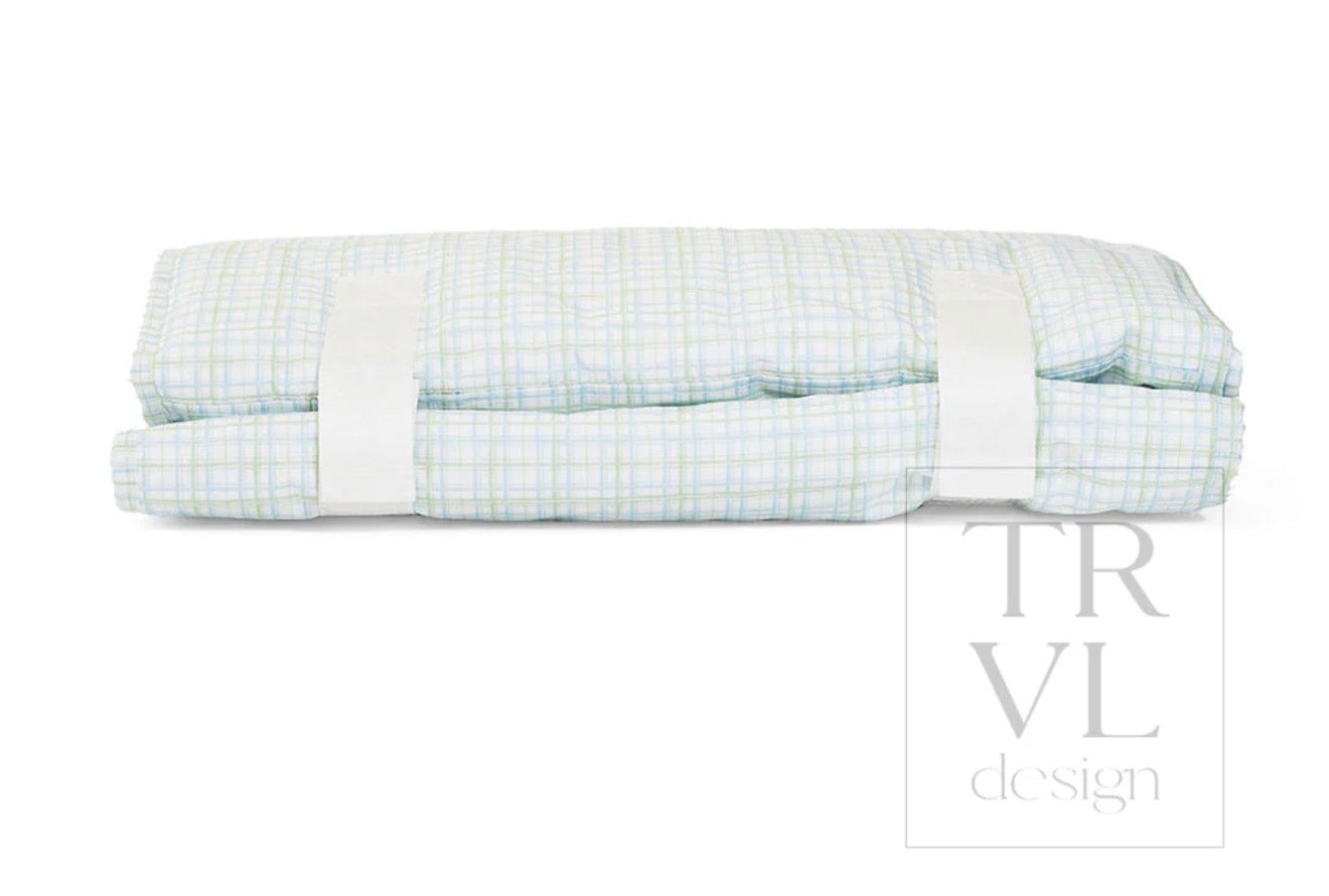 Rest Up! Nap Mat- Classic Plaid Green