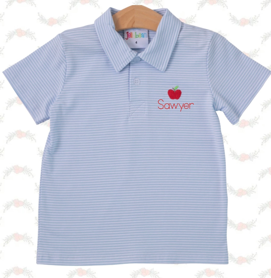 Apple Embroidery Polo