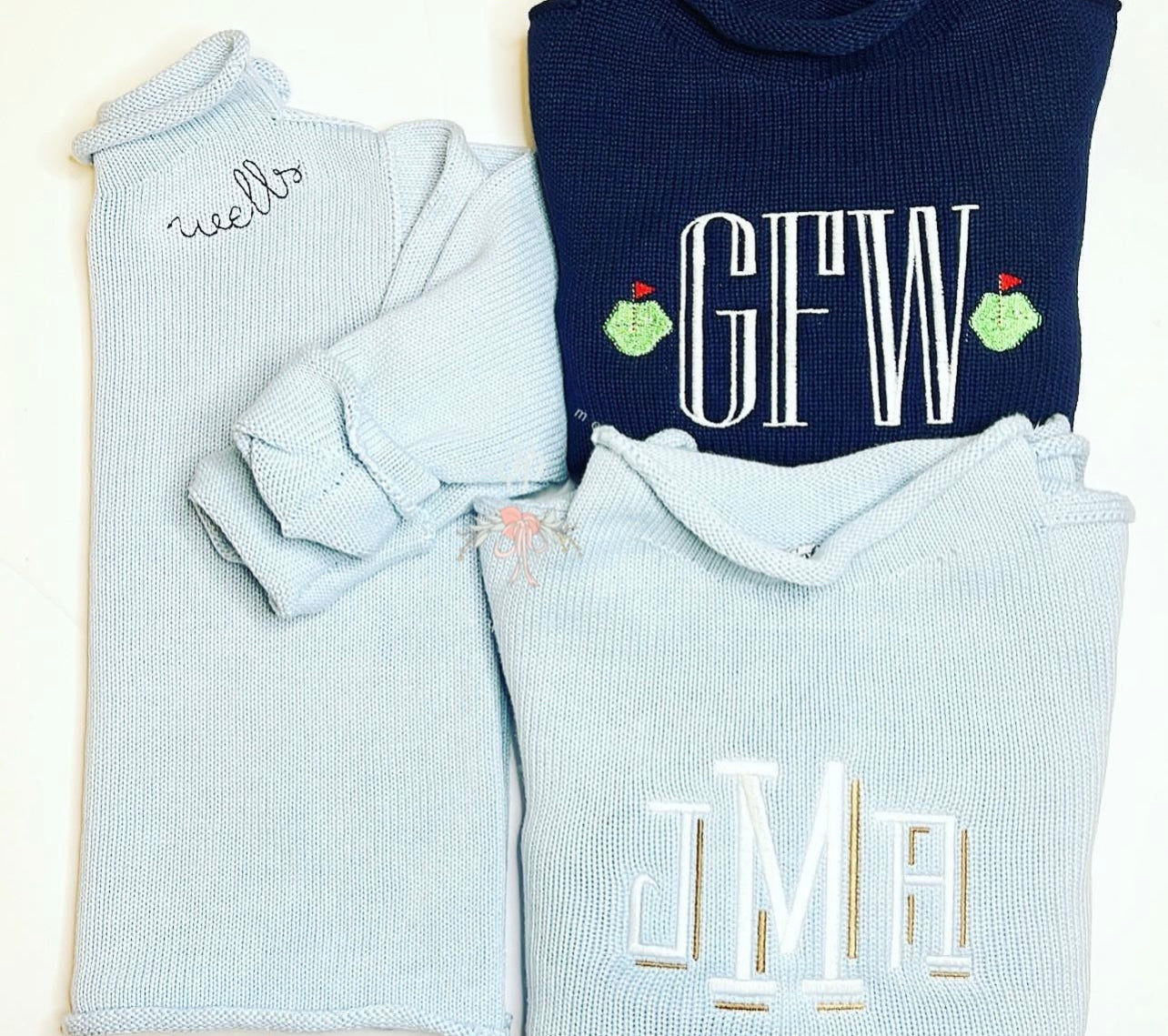Light Blue Rollneck Sweater