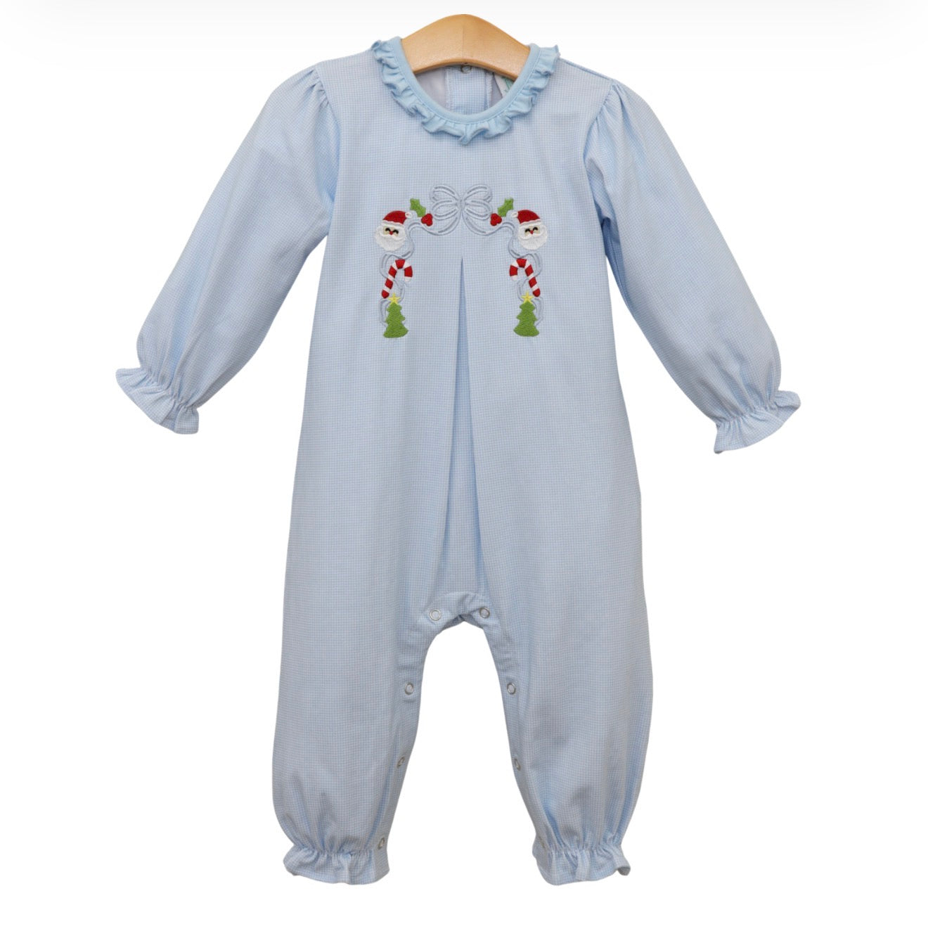 A Classic Christmas Pleat Romper