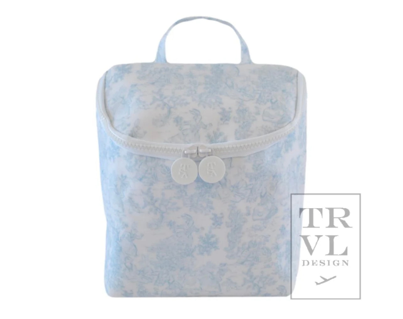 Take Away Lunch/Bottle Bag- Bunny Toile (Multiple Colors)