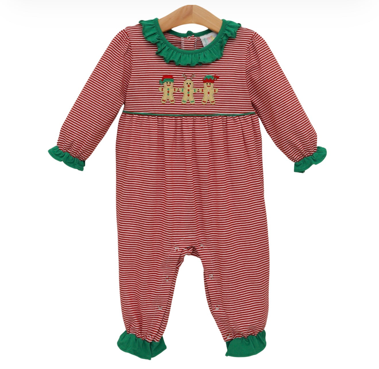 Santa's Sweet Helpers Ruffle Romper