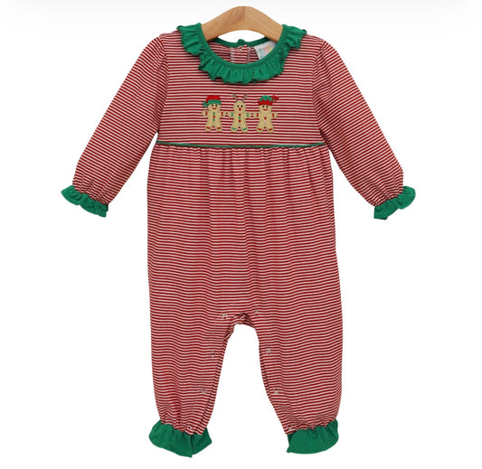 Santa's Sweet Helpers Ruffle Romper