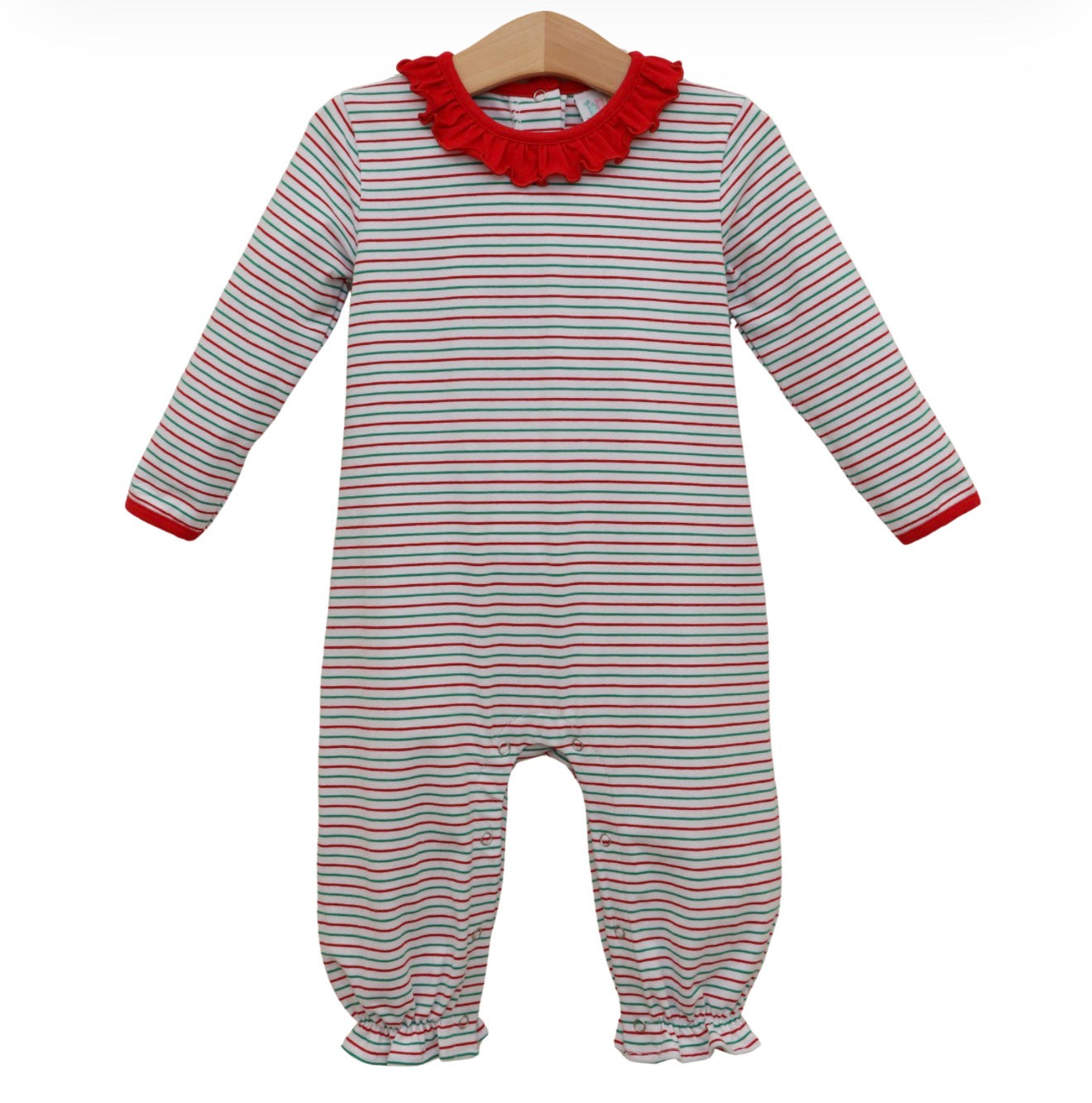 Christmas Candy Stripe Emily Romper