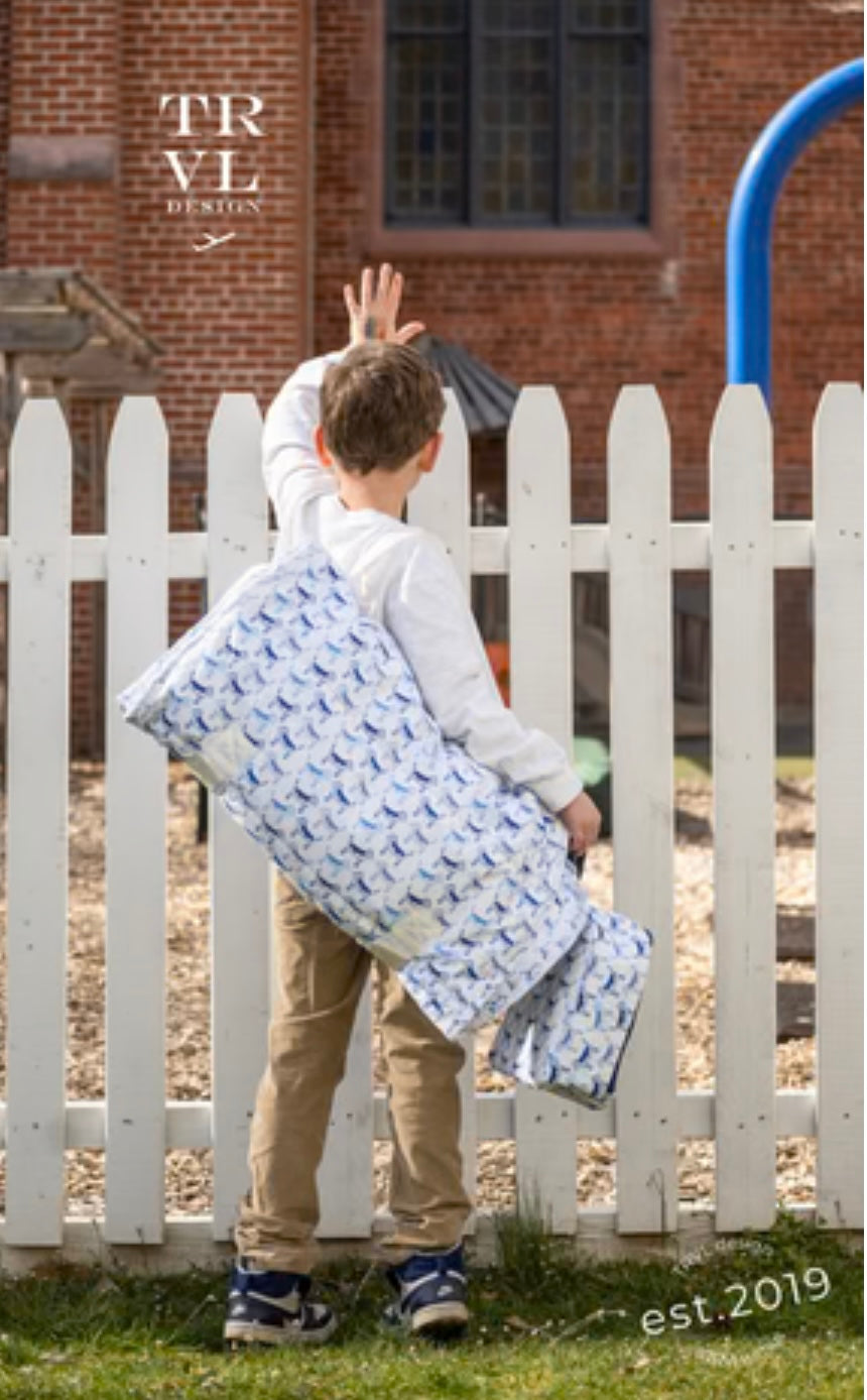 Rest Up! Nap Mat- Puppy Love Blue *deal*
