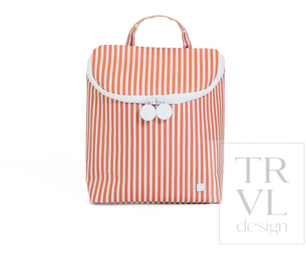 Take Away Lunch/Bottle Bag- Pimlico Stripe (Multiple Colors)