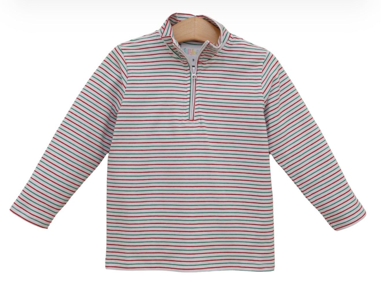 Christmas Candy Stripe Evan Pullover