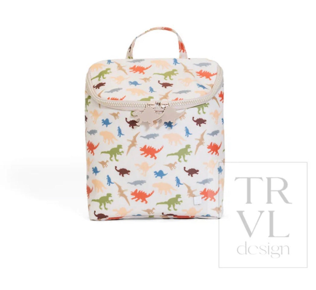 Take Away Lunch/Bottle Bag- Dino Roar