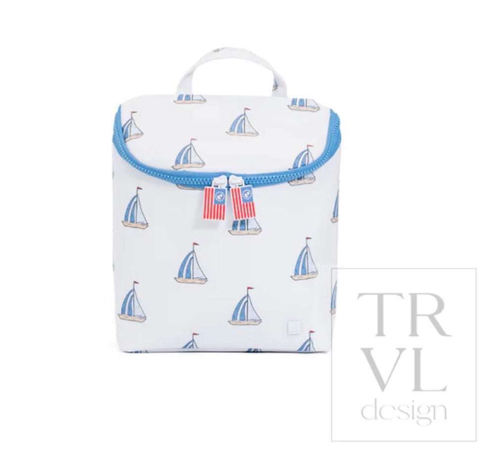 Take Away Lunch/Bottle Bag- Sail Away
