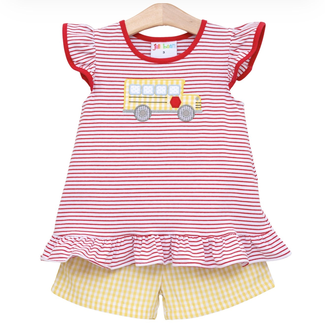 Bus Stop Ruffle Short Set