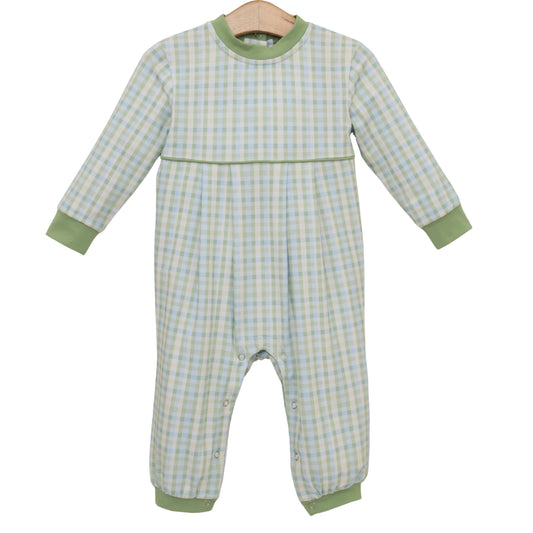 Basin Plaid Patrick Romper