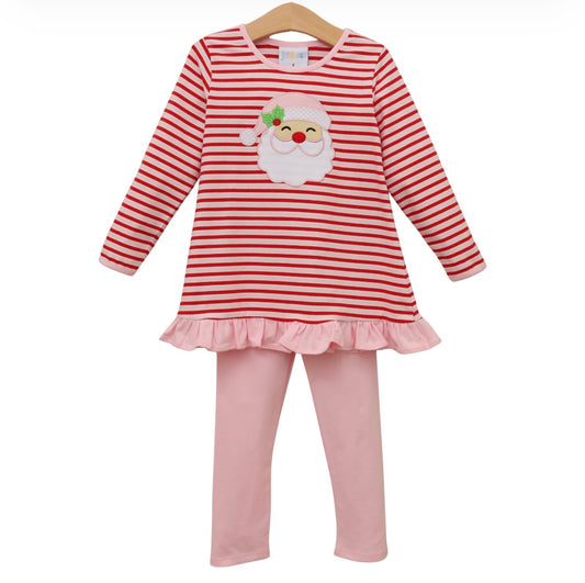 Jolly St. Nick Ruffle Pants Set