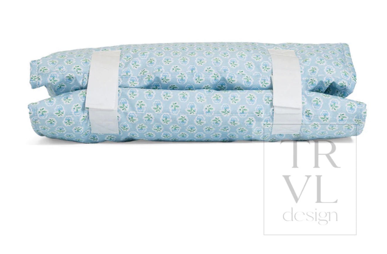 Rest Up! Nap Mat- Petite Fleur Blue