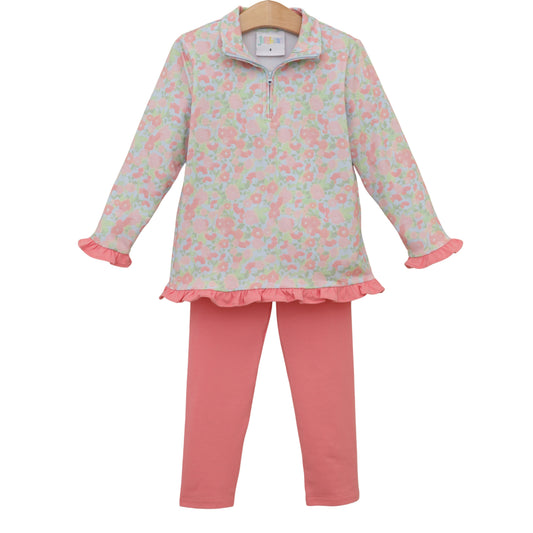 Cottage Blooms Elise Ruffle Pullover Set