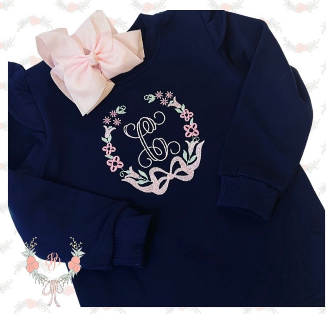 Ruffle Fleece Sweatshirt
