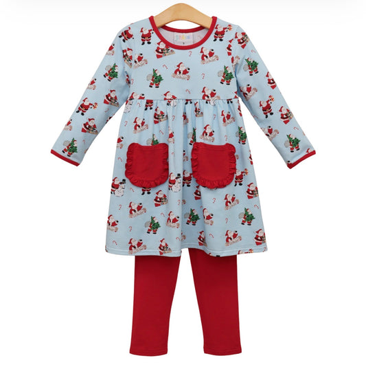 Here Comes Santa Claus Reese Pants Set