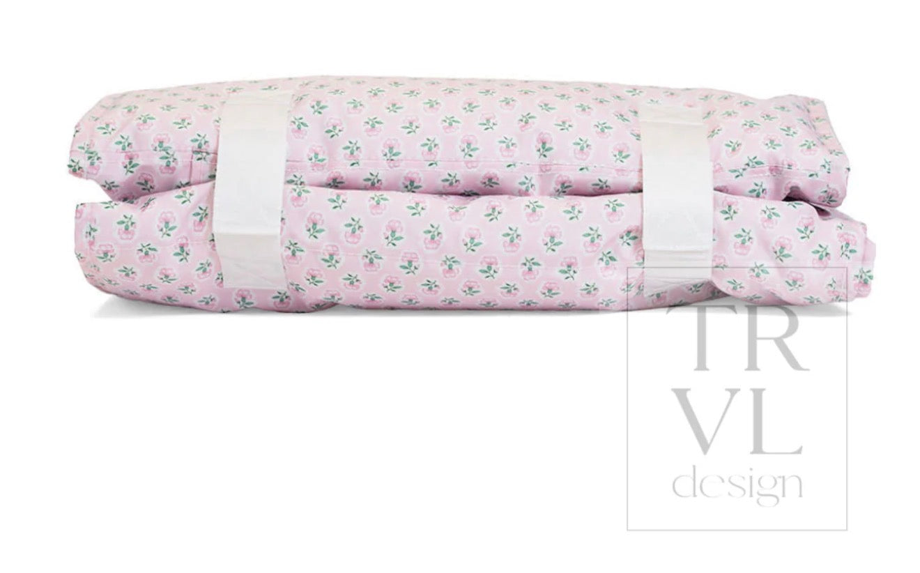 Rest Up! Nap Mat- Petite Fleur Pink