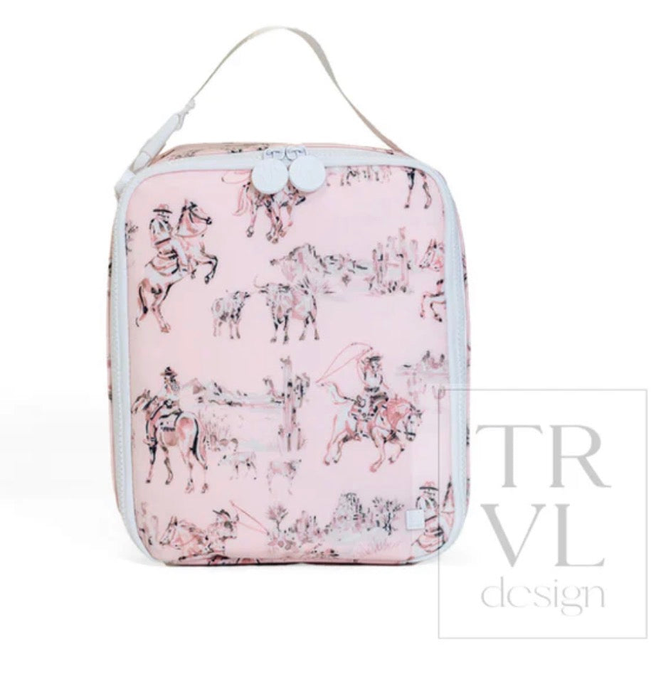 Lunchbox- Cowgirl Toile