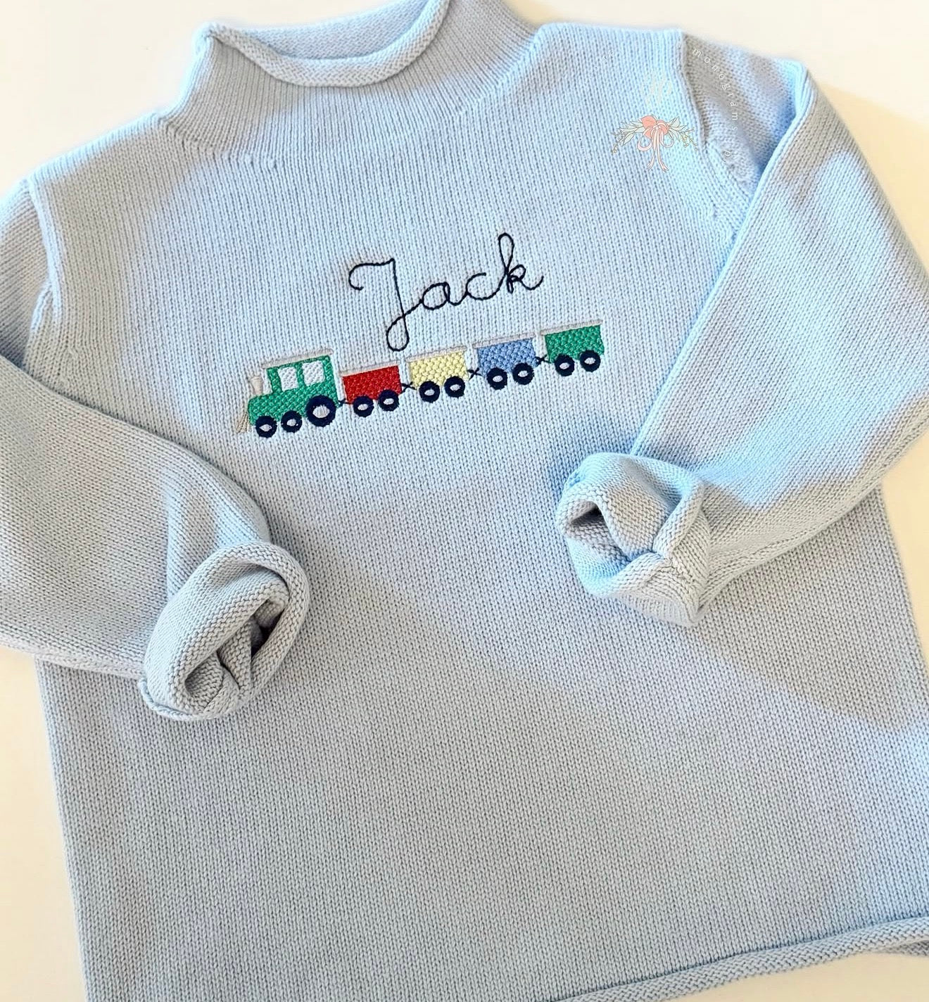 Light Blue Rollneck Sweater
