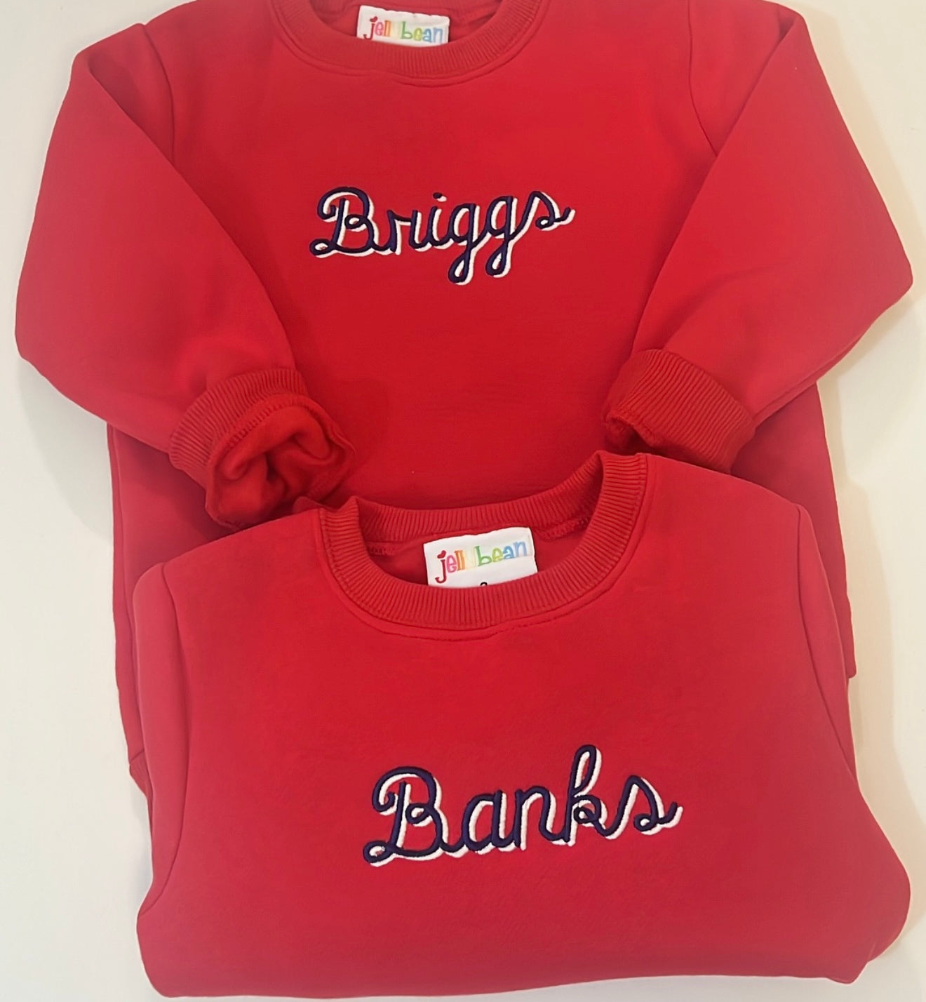 Pullover Fleece Sweatshirt - Red