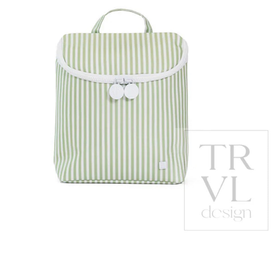 Take Away Lunch/Bottle Bag- Pimlico Stripe (Multiple Colors)