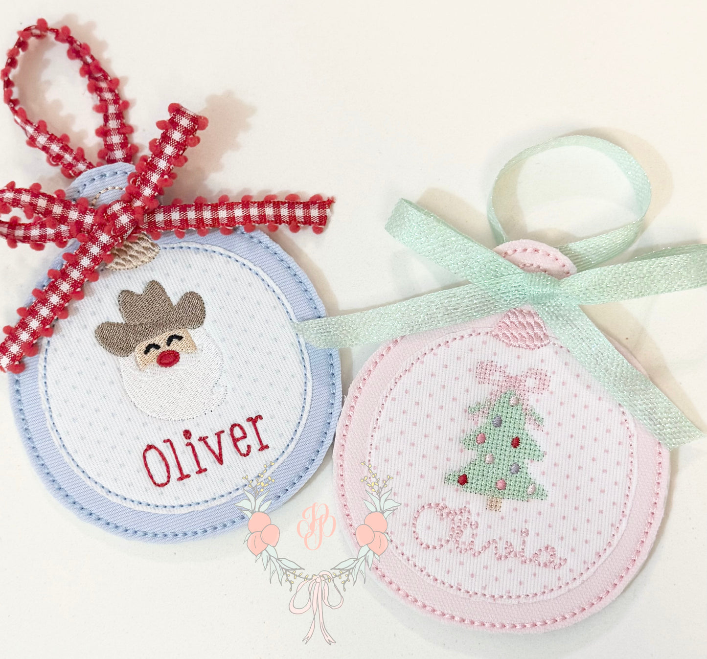 BOY Vintage Style Fabric Ornament