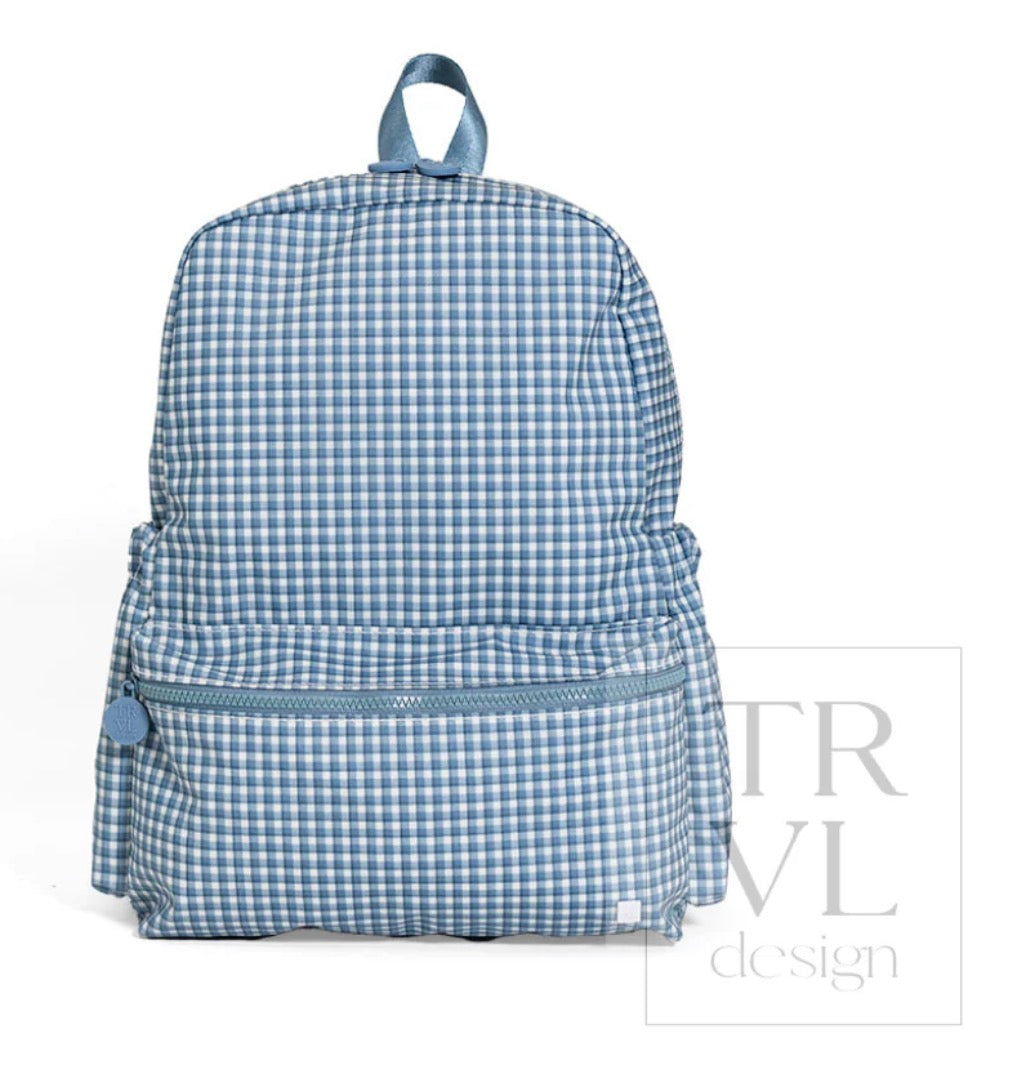 Backpack- Rodeo Check Indigo