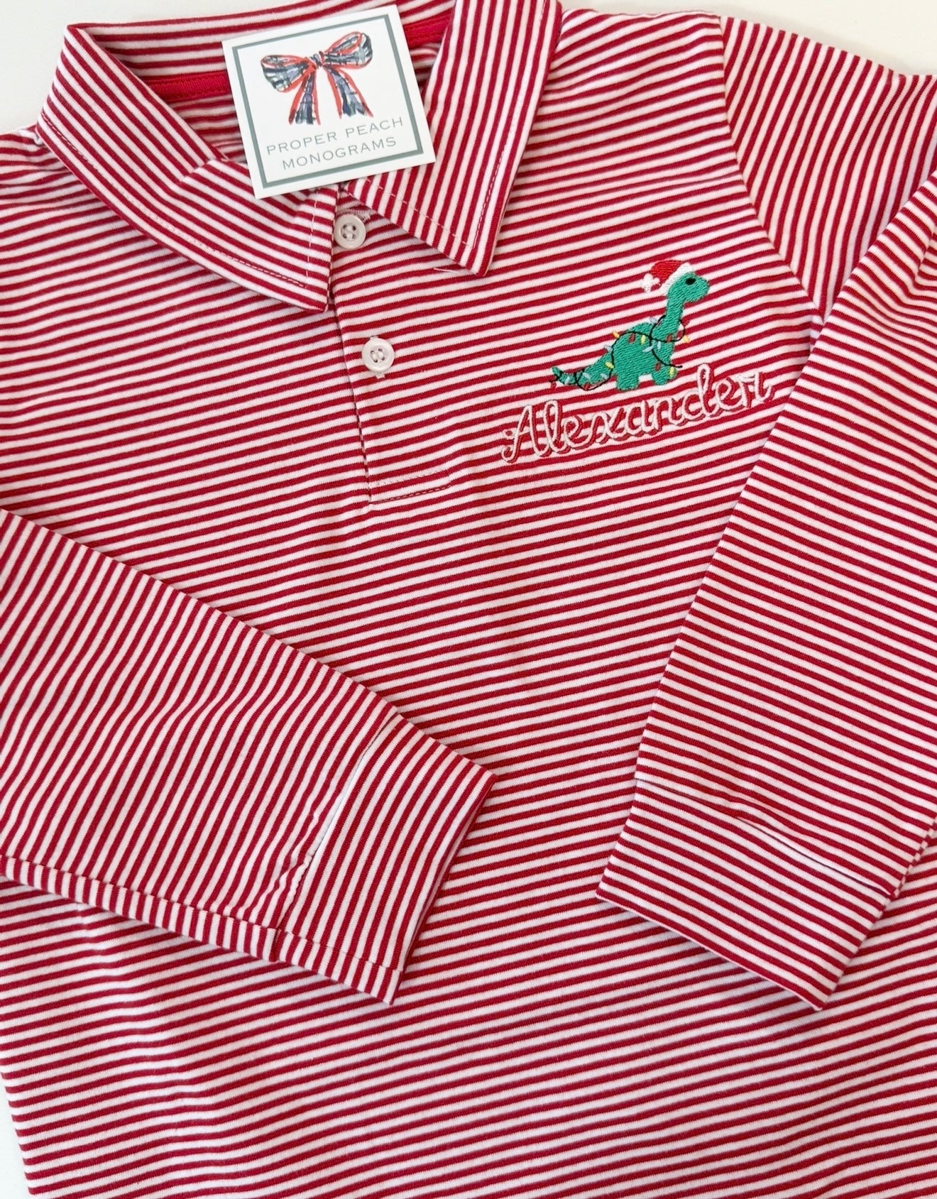 Michael Polo- LS Red Stripe