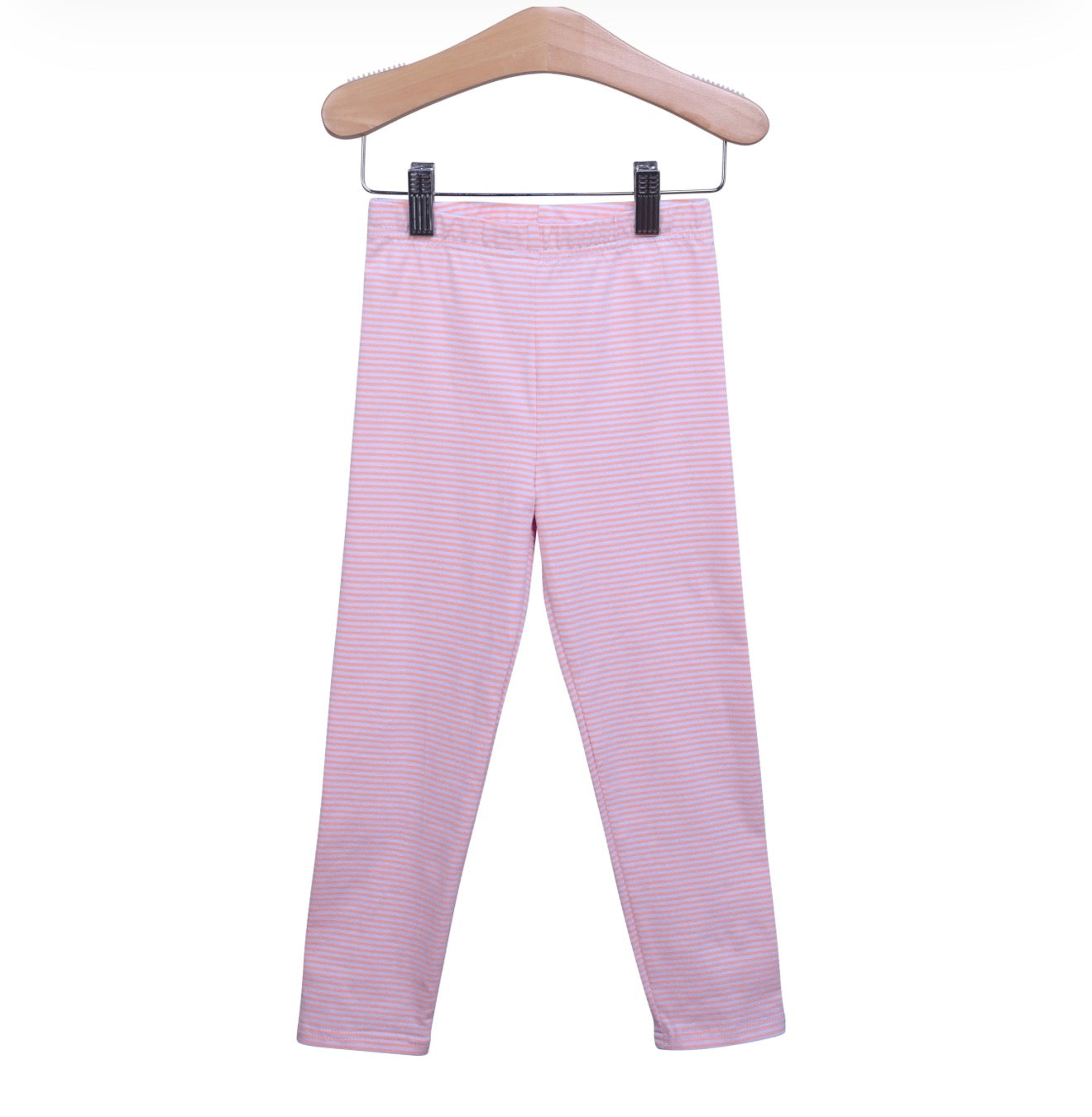 Leggings- Light Pink Stripe