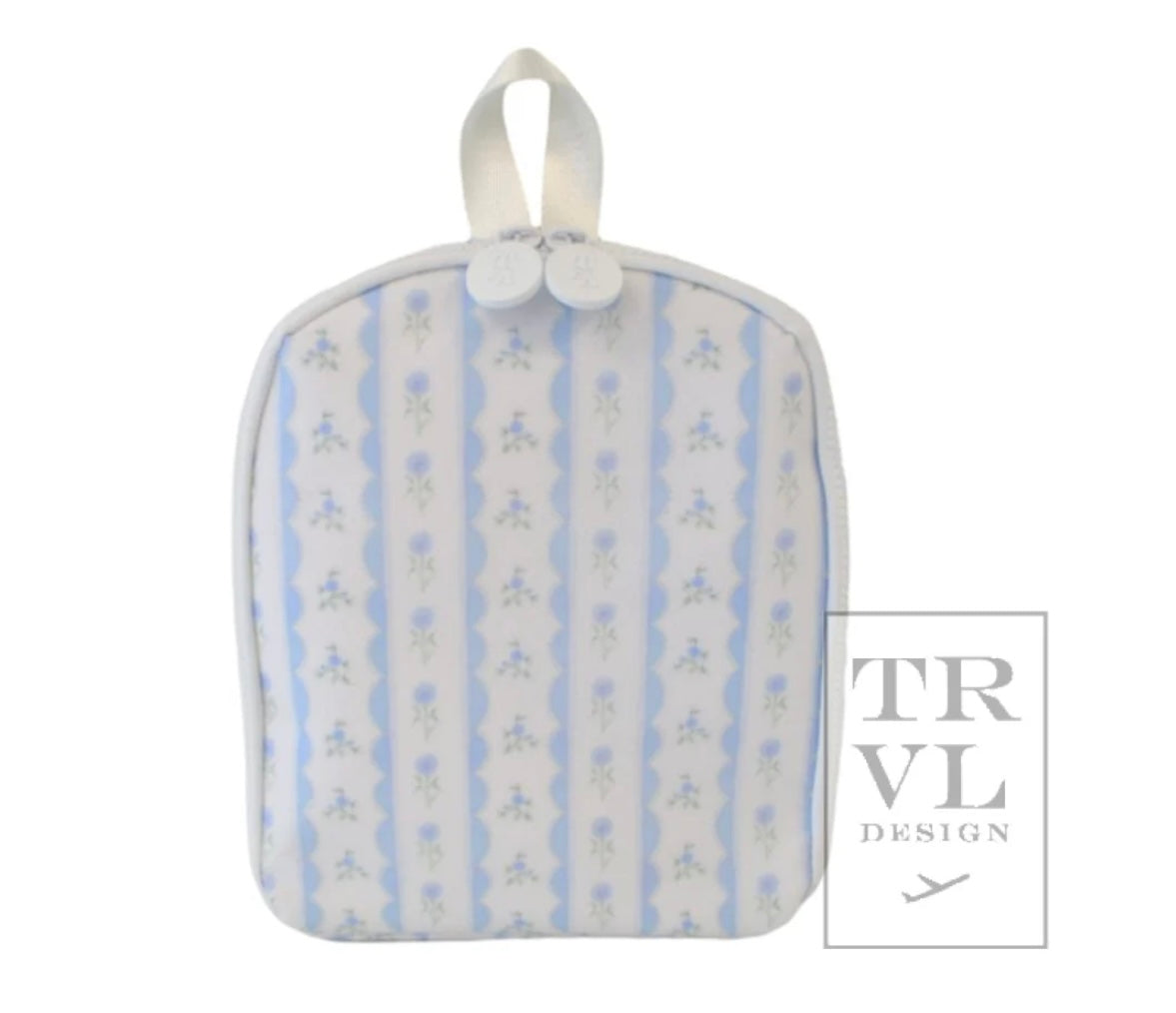 Bring It Lunch Bag- Ribbon Floral Blue