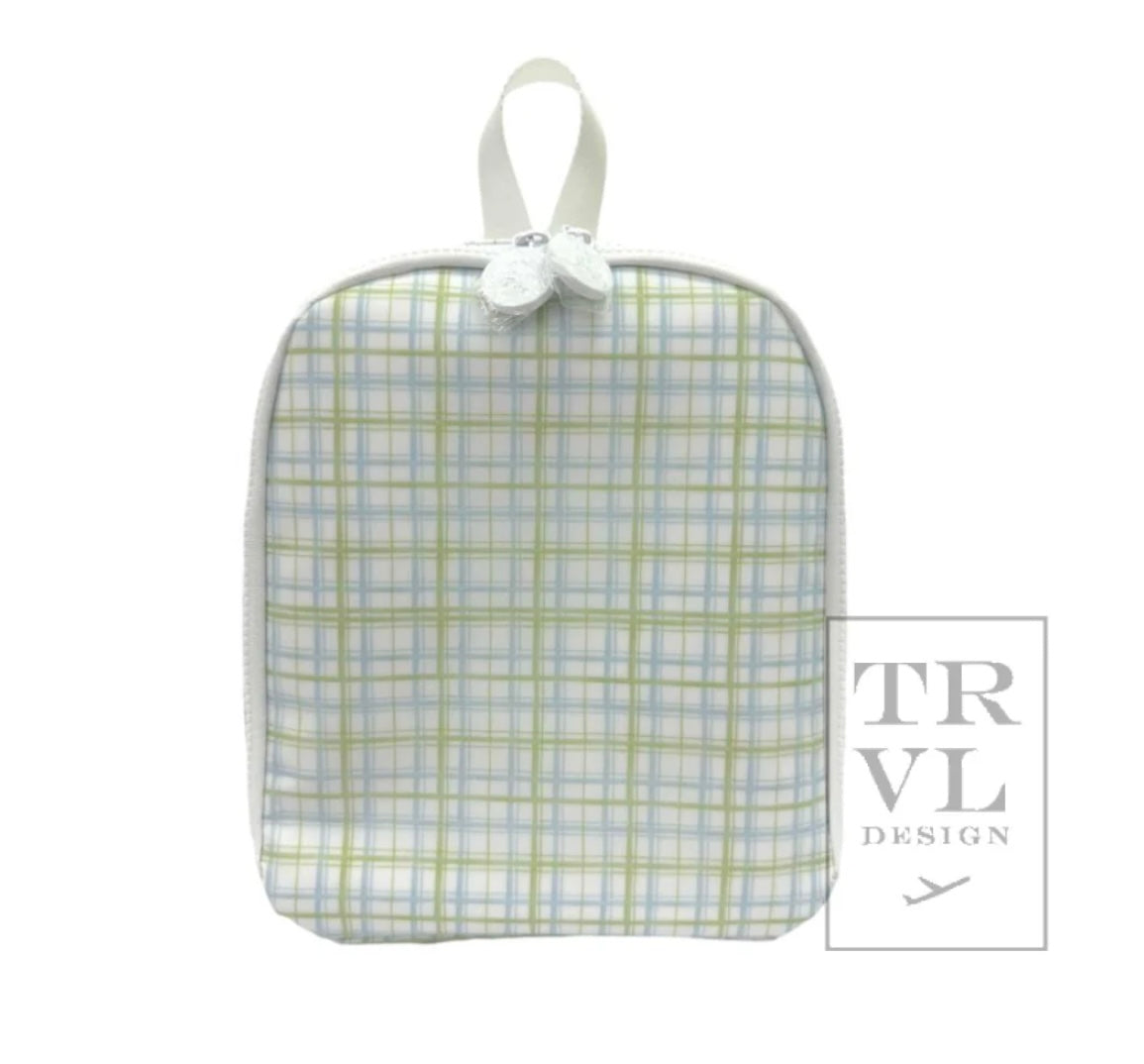 Bring It Lunch Bag- Classic Plaid (Red & Green)
